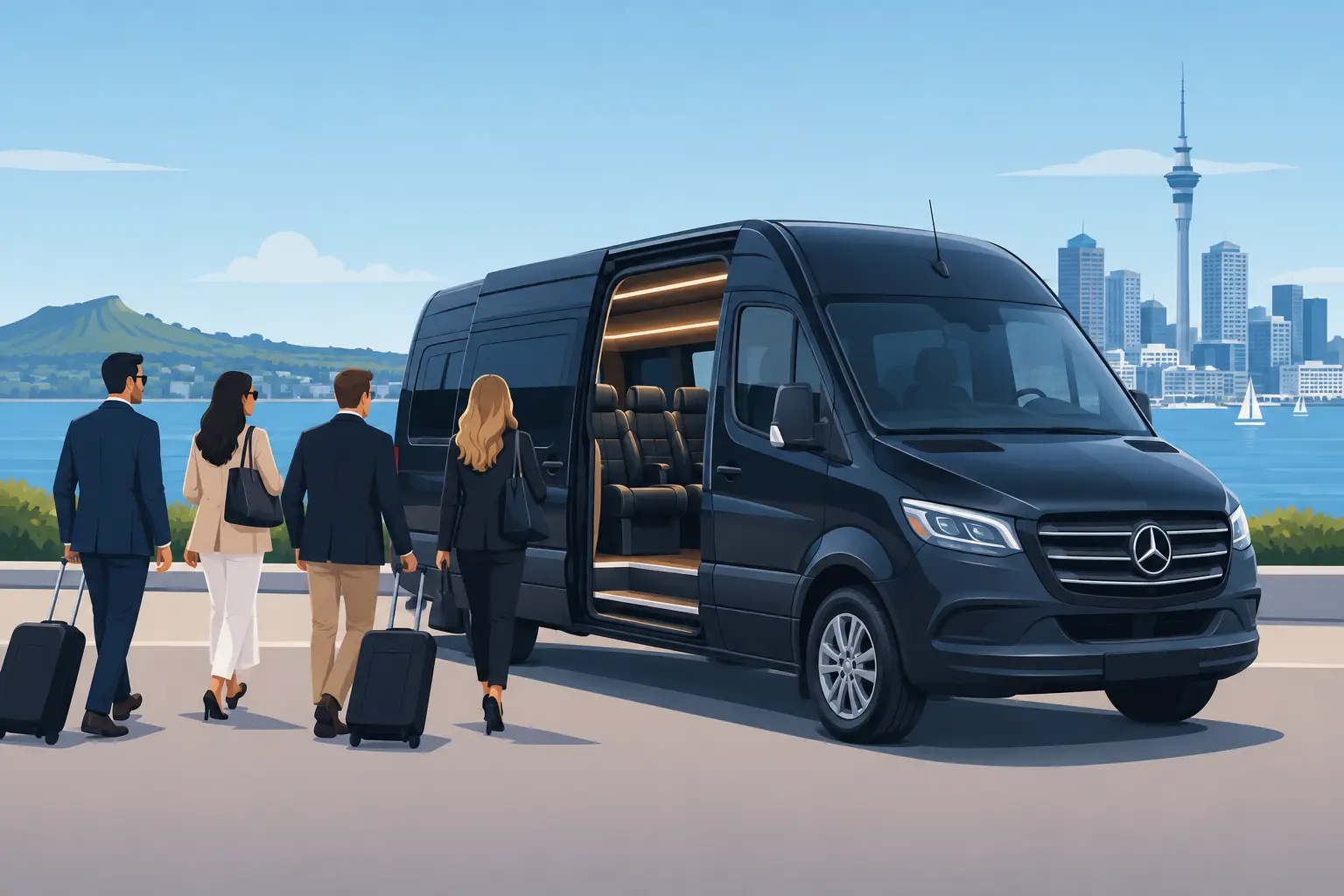 Mercedes Sprinter Hire Auckland for VIP Groups Mercedes Sprinter Hire Auckland for VIP Groups