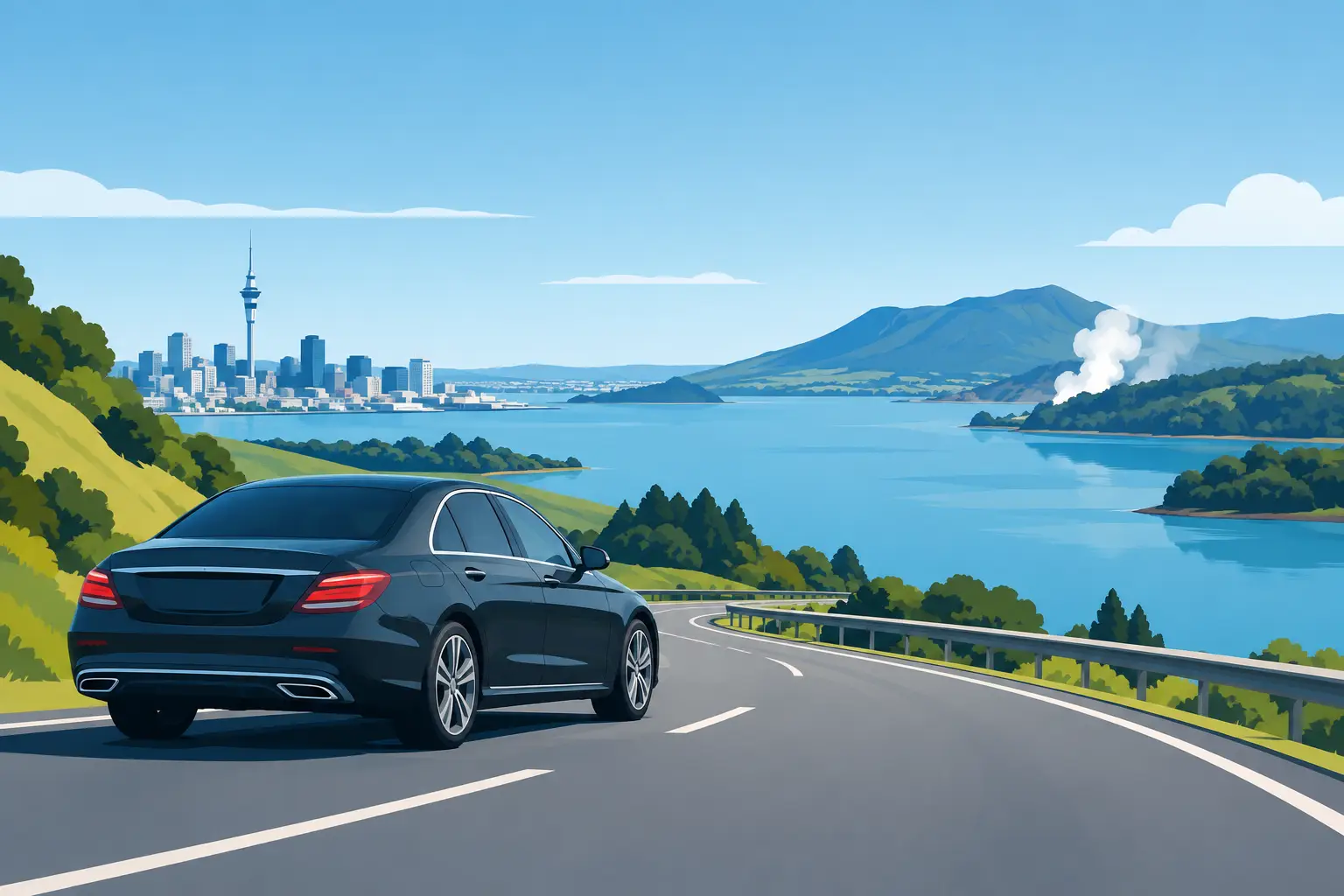 Private Driver Auckland to Taupo in Comfort Private Driver Auckland to Taupo in Comfort