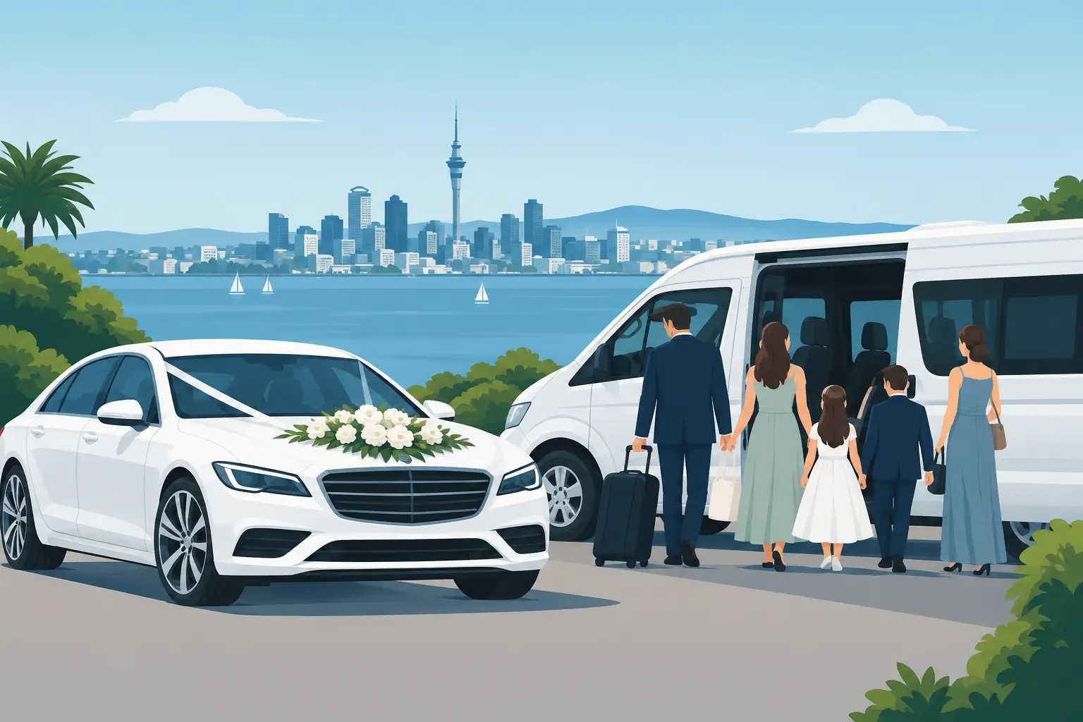 Wedding Cars and Family Group Transportation Auckland